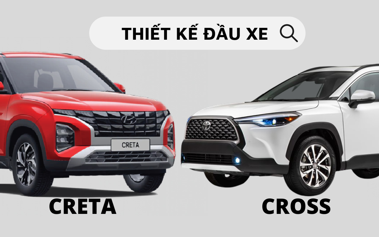 Ngoại thất Creta và Cross 2022